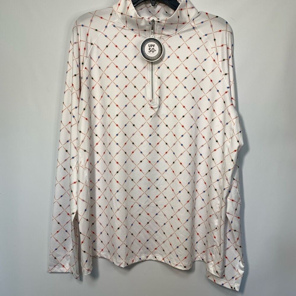 Lady Hagen  UPF 50 long sleeve quarter zip top size XXLNWT ￼
